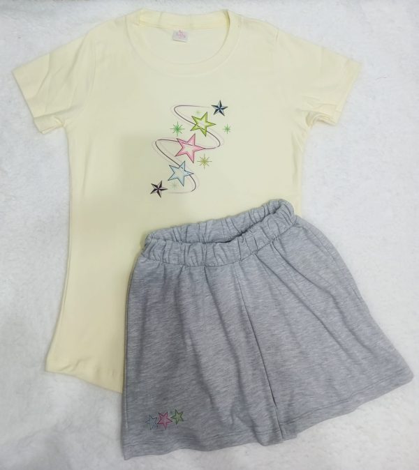 Pijama Estrella crema | Tutty Store