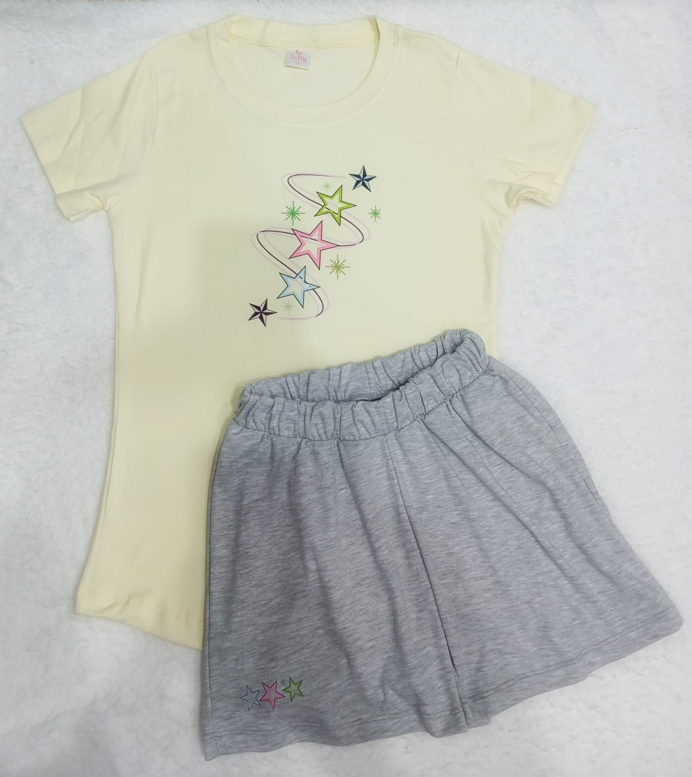 Pijama Estrella crema | Tutty Store