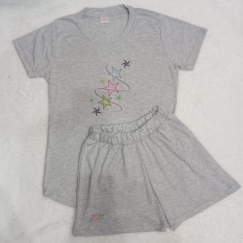 Pijama Estrellas plomo entero | Tutty Store