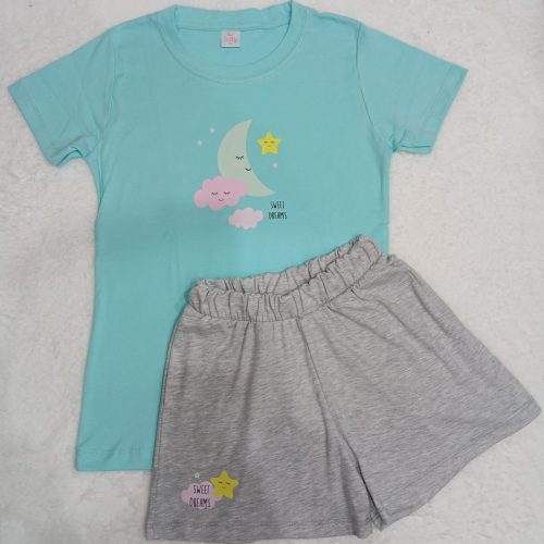 Pijama Luna aqua | Tutty Store