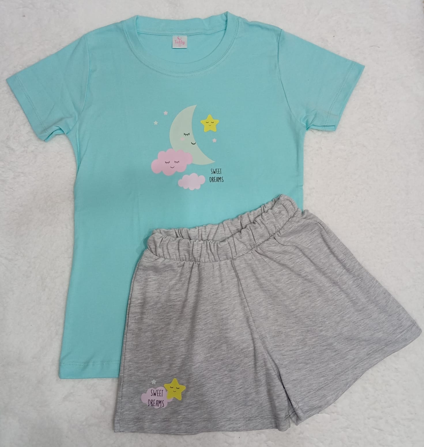 Pijama Luna aqua | Tutty Store
