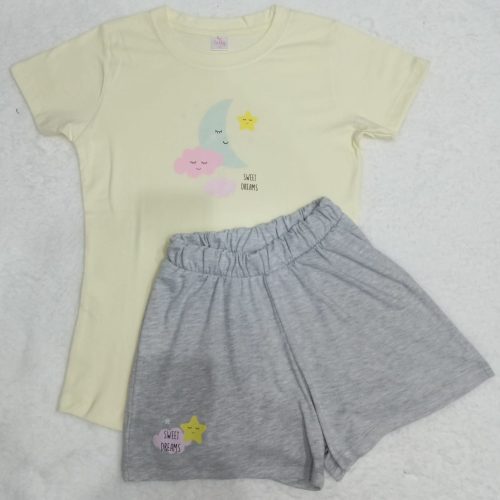 Pijama Luna crema | Tutty Store