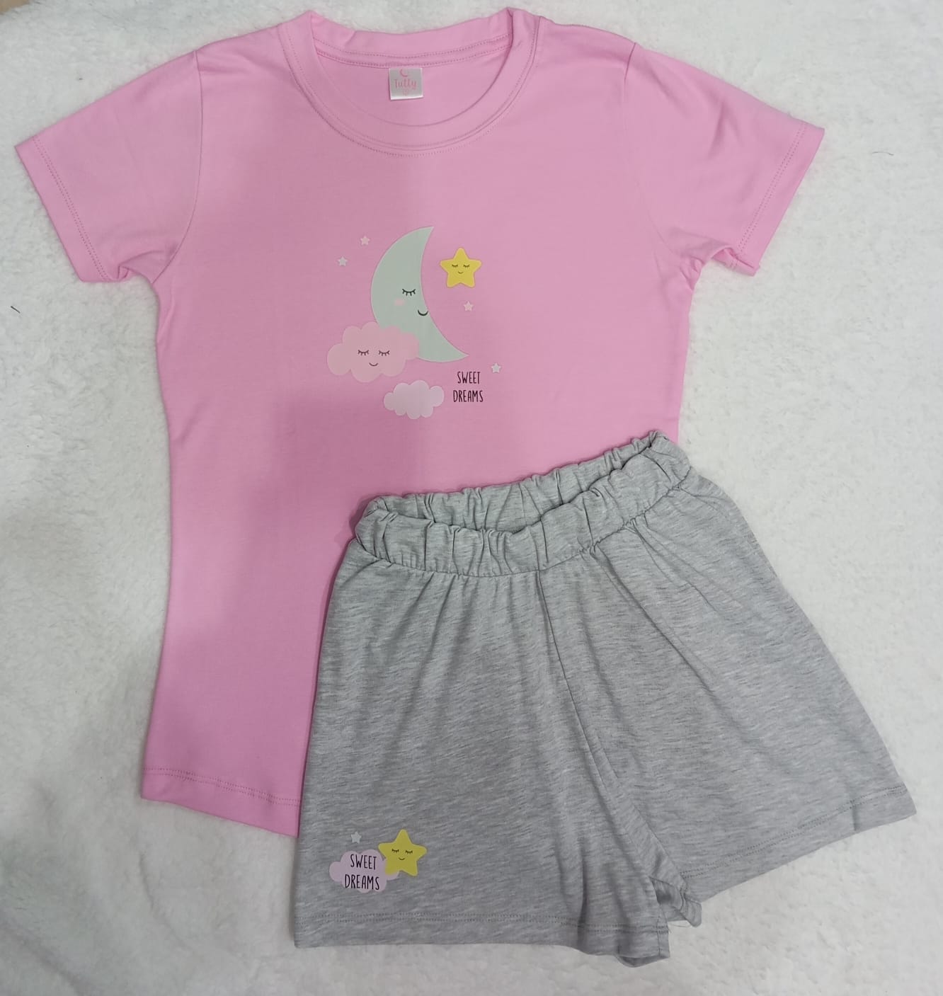 Pijama Luna rosa plomo | Tutty Store