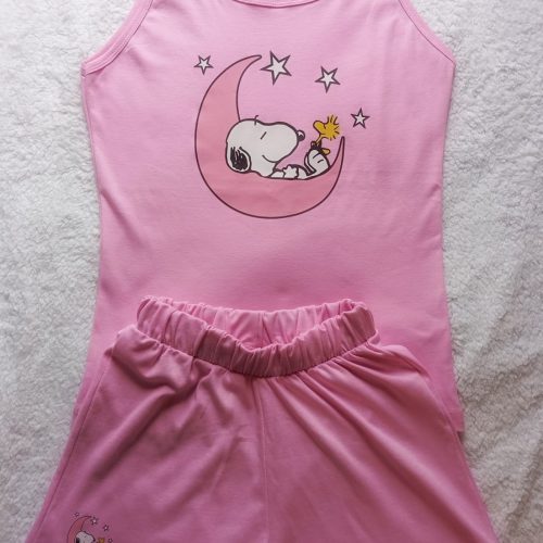 Pijama Bividi snoopi rosa | Tutty Store