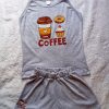 Pijama bividi coffee melange | Tutty Store
