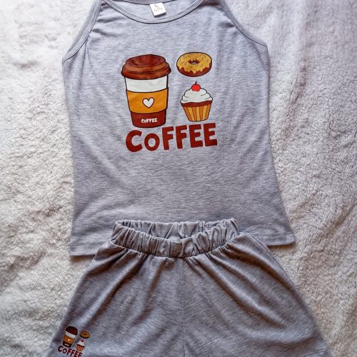 Pijama bividi coffee melange | Tutty Store