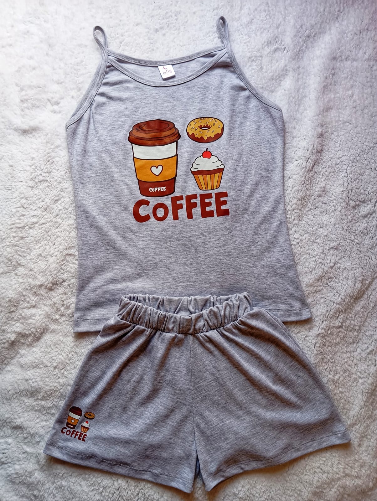 Pijama bividi coffee melange | Tutty Store