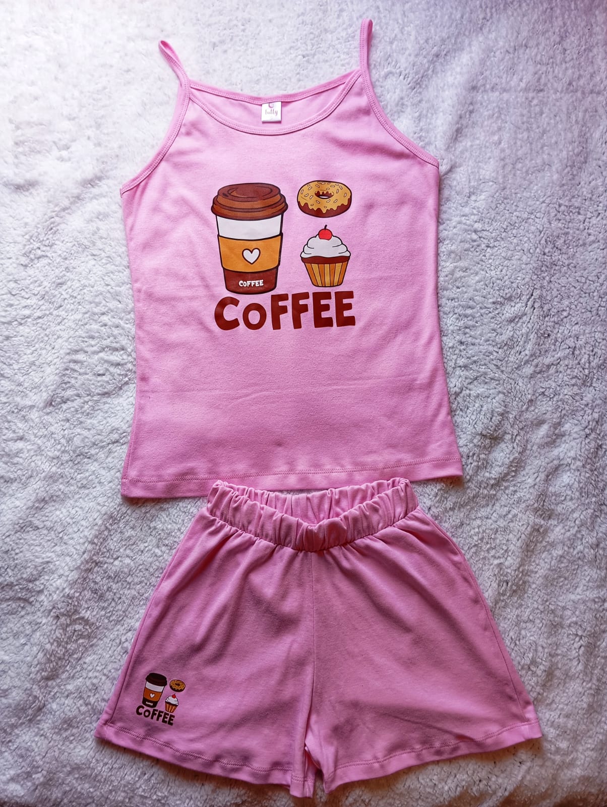 Pijama bivdi coffe rosado tutty store
