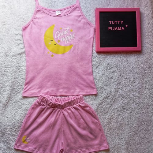 Pijama bividi good night rosado | Tutty Store