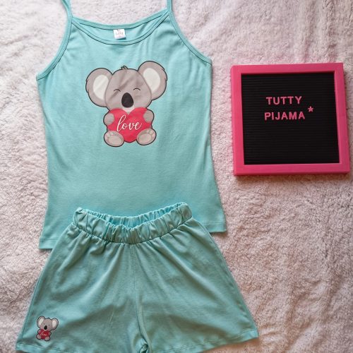 Pijama bividi osito aqua | Tutty Store