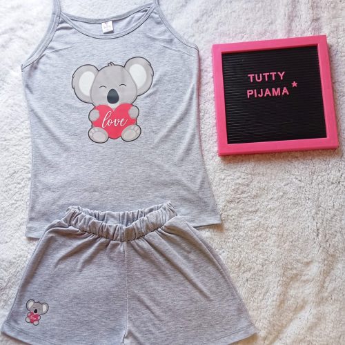 Pijama bividi osito melange | Tutty Store