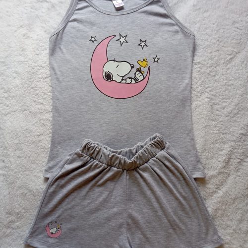 Pijama bividi snoopi plomo | Tutty Store