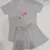 Pijama mariposa plomo entero | Tutty Store