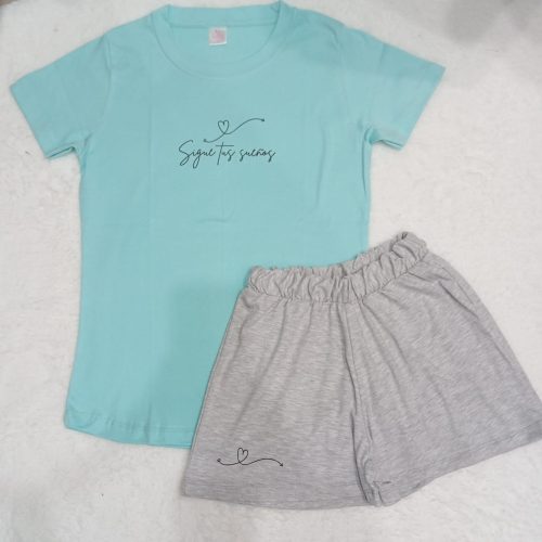 Pijama sigue tus sueños aqua | Tutty Store