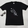 Pluma corazon negro | Tutty Store