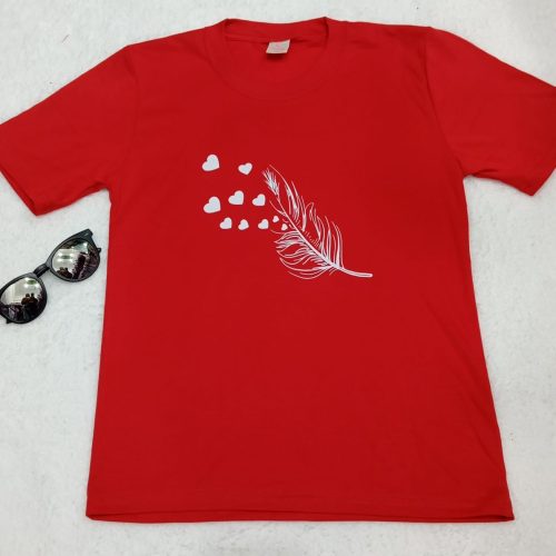Pluma corazon rojo | Tutty Store