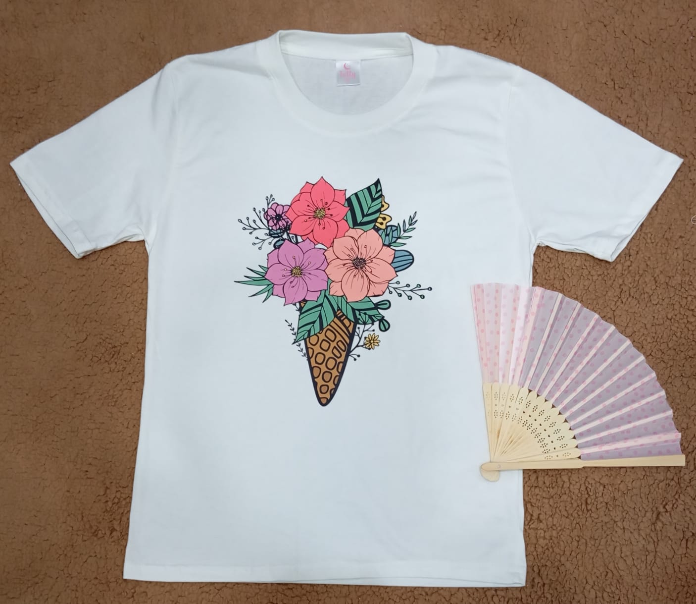 cono floral blanco | Tutty Store