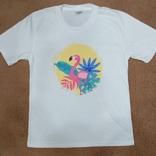 polo flamingo blanco | Tutty Store