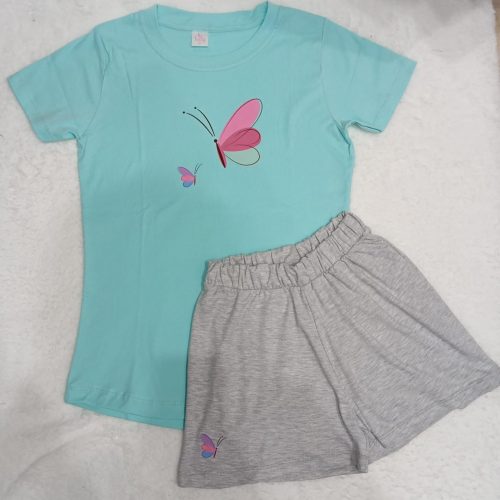 pijama mariposa aqua | Tutty Store