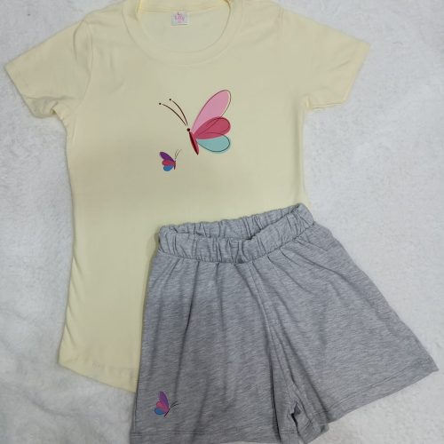 pijama mariposa crema | Tutty Store